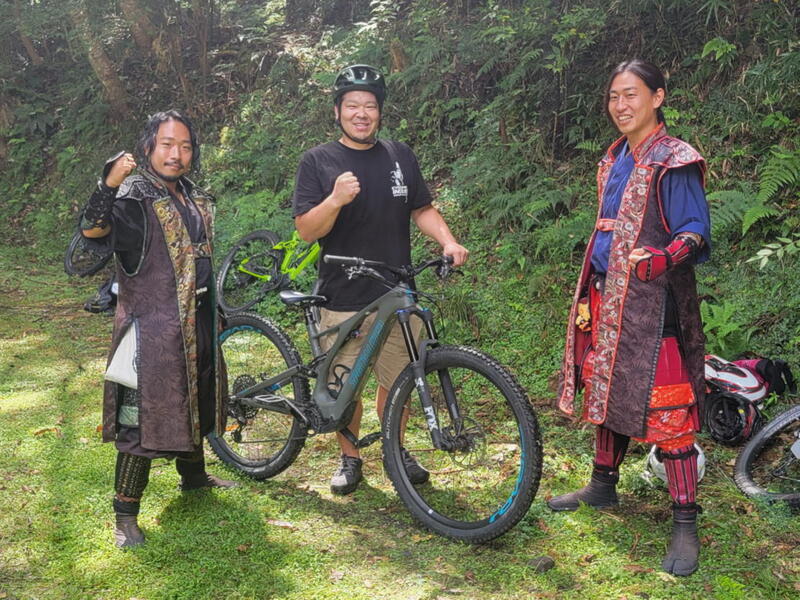 武将隊マウンテンバイクコースに挑戦